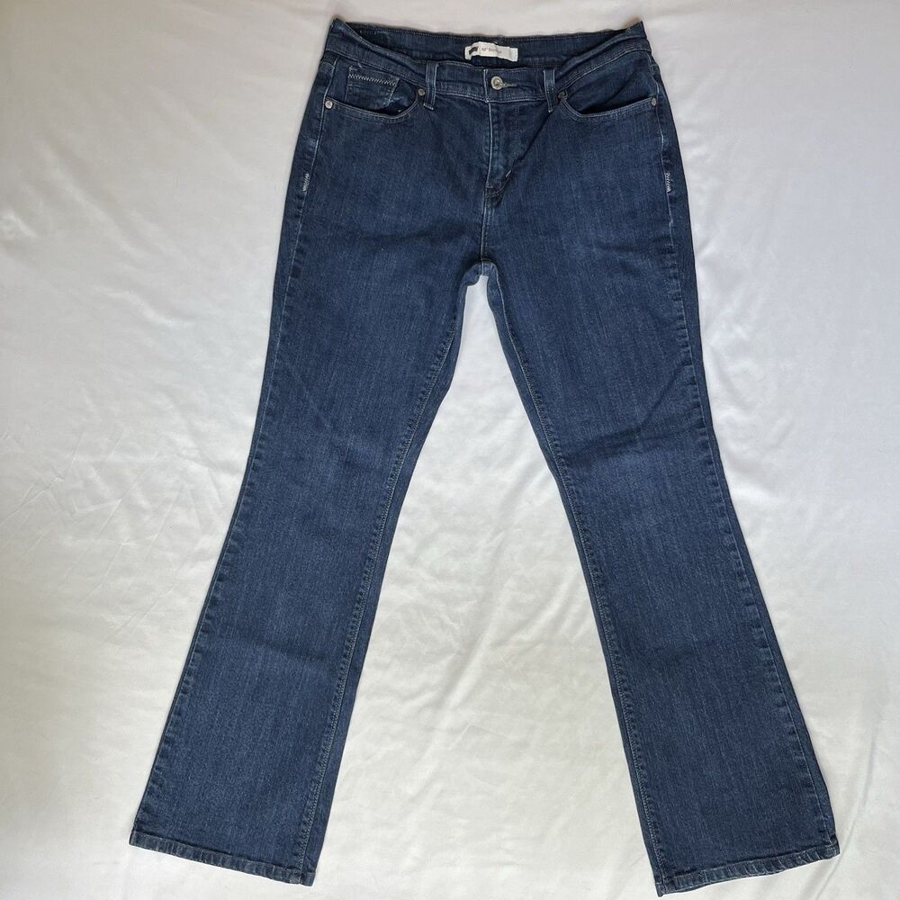 Levi's 515 Womens Bootcut Denim Jeans Size 10M Blue Mid-Rise Western Boho 32x31